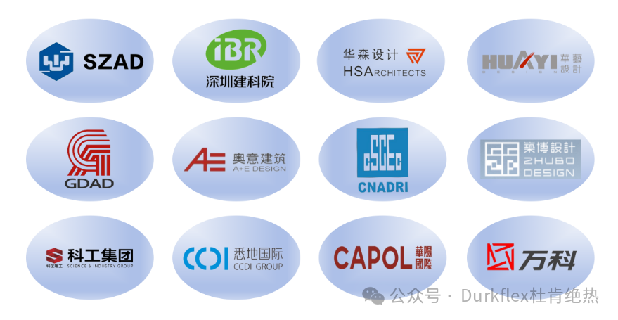 暖通空调工程复合橡塑绝热材料应用技术规程参编单位